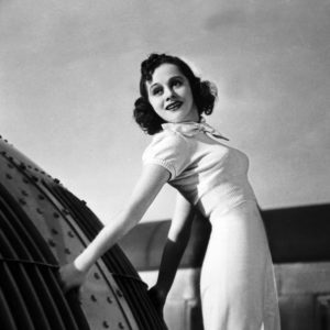 Portrait of a young woman, Germany 1930s. Portrait of a young woman, Germany 1930s.